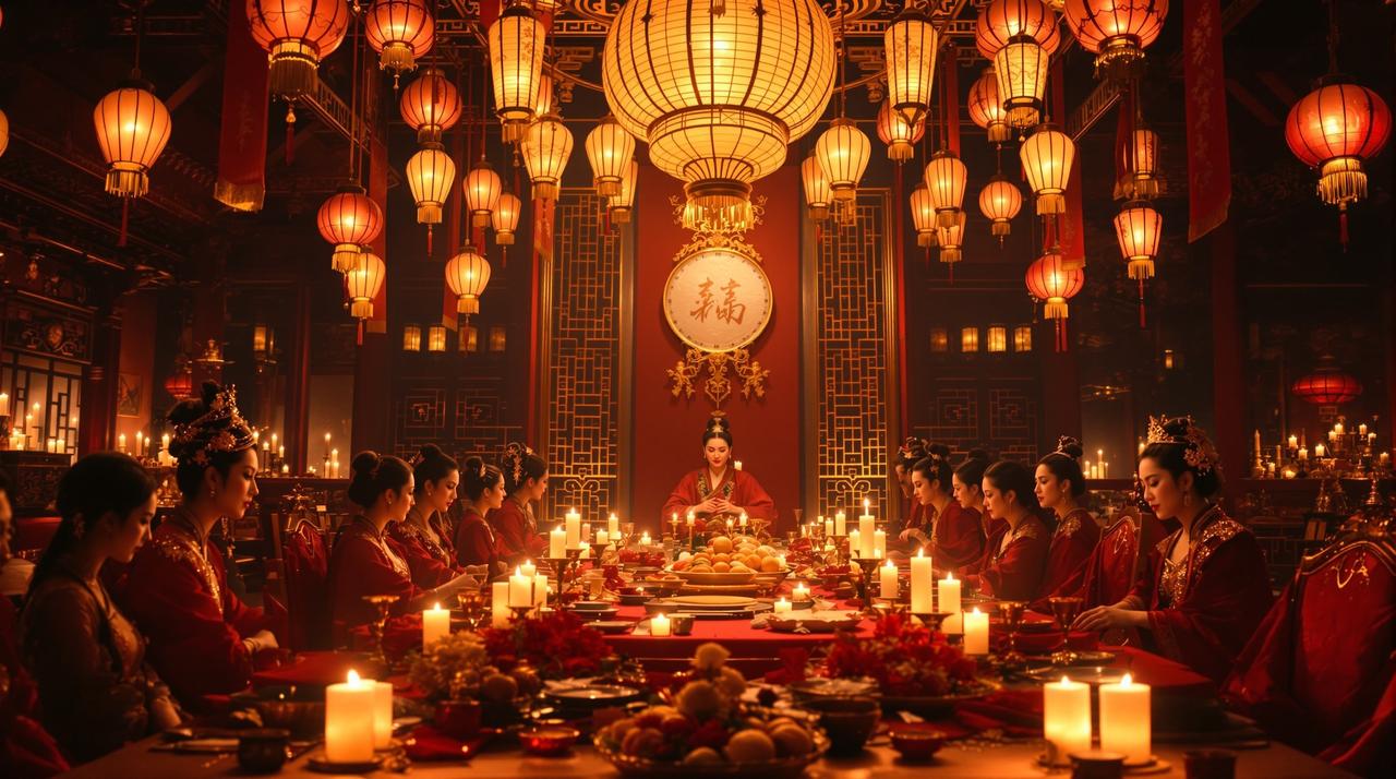某古装剧杀青宴曝光，主演阵容豪华